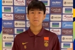 U17国脚周雨诺为亚洲杯决赛加油：少年奋壮气，奋烈自有时